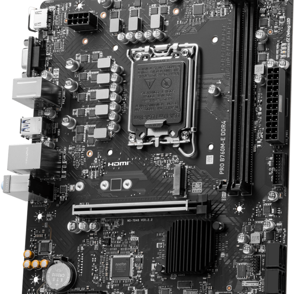 MSI PRO B760M-E DDR4 mATX Motherboard