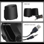 KISONLI K-500 USB Multimedia Gaming Speaker Strong Bass For Laptop Computer - Image 2