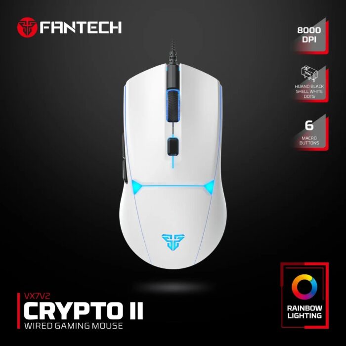 Fantech CRYPTO VX7 Gaming Mouse Copy (White)