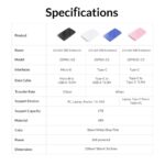 ORICO 25PW1-U3 2.5 inch USB3.0 Micro-B Hard Drive Enclosure - Image 9